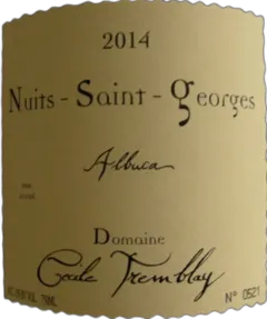 photo du vin Domaine Cécile Tremblay Nuits-Saint-Georges Albuca 2011