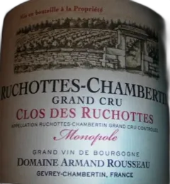 photos du vin Clos des Ruchottes
