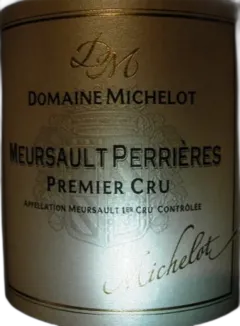 vue du vin Meursault 1er Cru Genevrieres 2021 Domaine Michelot