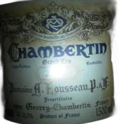 photo du vin Chambertin Grand Cru 1990 Domaine Armand Rousseau