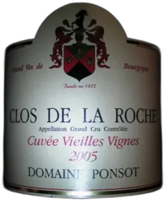 image du vin Domaine Ponsot Clos de la Roche Grand Cru 'Cuvee Vieilles Vignes'