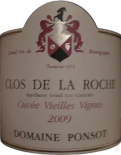 image du vin Domaine Ponsot Clos de la Roche Grand Cru 'Cuvee Vieilles Vignes'