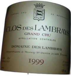 photo du vin Clos des Lambrays Grand Cru Domaine des Lambrays