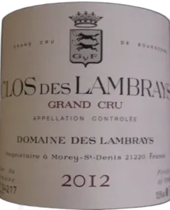 photo du vin Clos des Lambrays Grand Cru Domaine des Lambrays