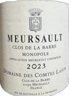 photo du vin Clos de la Barre