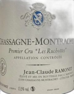 photo du vin Jean Claude Ramonet Chassagne Montrachet