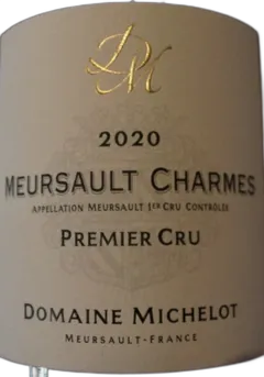 photo du vin Meursault Charmes Premier Cru Blanc Domaine Michelot