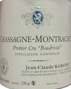 photo du vin Jean Claude Ramonet Chassagne Montrachet