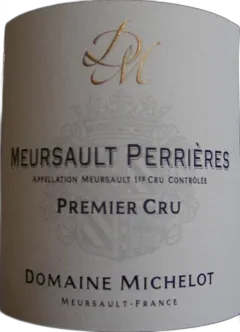 vue du vin Meursault 1er Cru Genevrieres 2021 Domaine Michelot