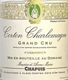 photos du vin Chapuis Frères Corton Charlemagne
