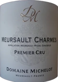 vue du vin Meursault 1er Cru Genevrieres 2021 Domaine Michelot