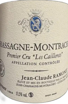 photo du vin Jean Claude Ramonet Chassagne Montrachet