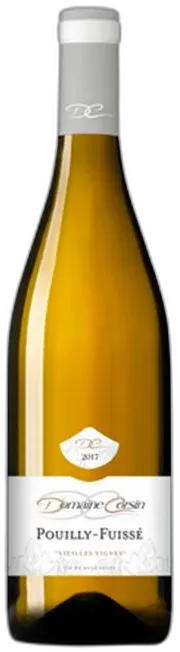 vue du vin Aoc Pouilly-Fuissé Vieilles Vignes Domaine Corsin
