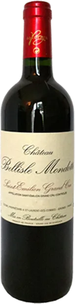 vue du vin Château Bellisle Mondotte 2016