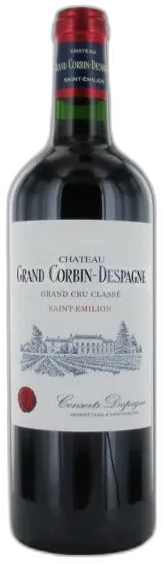 photo du vin Château "Grand Corbin Despagne" Saint-Emilion Grand Cru Rouge Saint-Émilion Grand Cru Bio