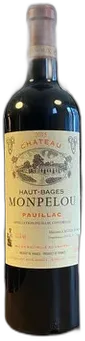 illustration du vin Château Haut Bages Monpelou 2015 Rouge