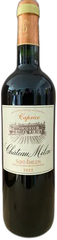 capture du vin Saint-Emilion Caprice du Château Milon Rouge Château Milon