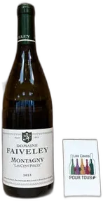 vue du vin Domaine Faiveley Montagny les Cents Pièces Blanc 2023