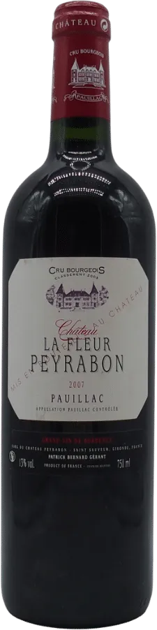 photo du vin Château la Fleur Peyrabon