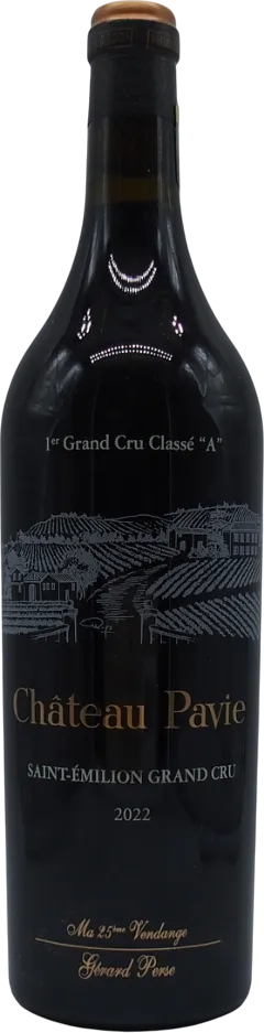 vue du vin Château Pavie
