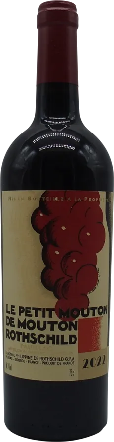 vue du vin Petit Mouton de Rothschild