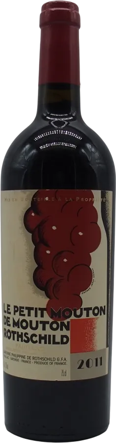 vue du vin Petit Mouton de Rothschild
