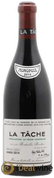illustration du vin la Tâche