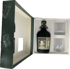 photo Rhum Vieux Diplomatico Reserva Exclusiva 2 Verres Venezuela