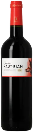 vue du vin Château Haut Rian Pure Gourmandise