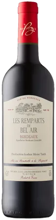 vue du vin Les Remparts Bel Air Casher