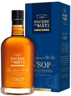 photo du vin Rivière du Mât Rhum Vieux de Mélasse de la Réunion "xo" Brun Giftbox