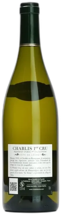 vue du vin la Chablisienne Chablis 1er Cru Fourchaume 1999