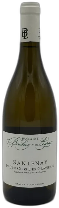photos du vin Domaine Bachey-Legros Santenay Blanc 1er Cru Clos des Gravières 2022