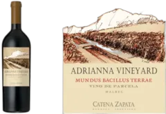 aperçu du vin Bodega Catena Zapata "Adrianna Mundus Bacillus Terrae" Malbec 2019