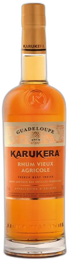 image du vin Karukera Rhum Vieux Agricole de Guadeloupe "Réserve Spéciale" Brun