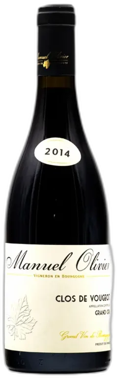 illustration du vin Manuel Olivier Clos de Vougeot
