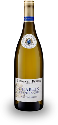 image du vin Chablis Premier Cru Aoc Mont de Milieu Simonnet-Febvre