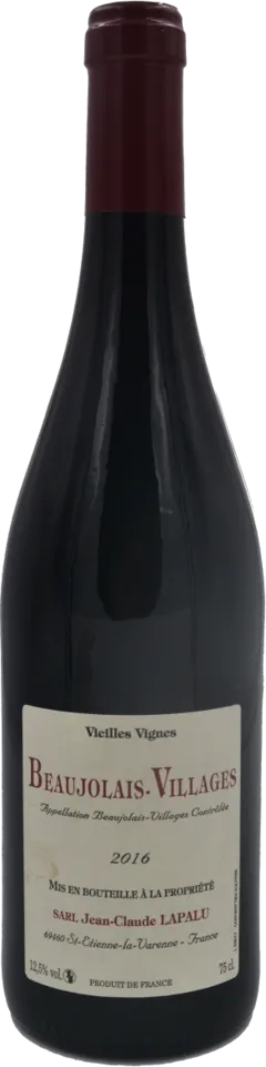 image du vin Jean-Claude Lapalu Beaujolais Villages le Rang du Merle