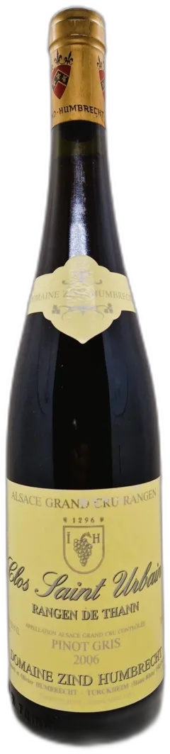 image du vin Alsace Pinot Gris Grand Cru Rangen de Thann Clos Saint-Urbain Zind-Humbrecht