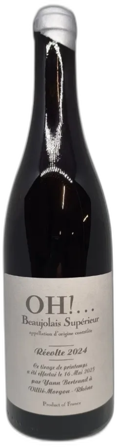 illustration du vin Yann Bertrand, Beaujolais "oh!"