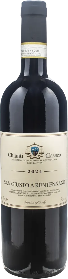 photo du vin Chianti Classico Docg San Giusto a Rentennano Famille Martini di Cigala