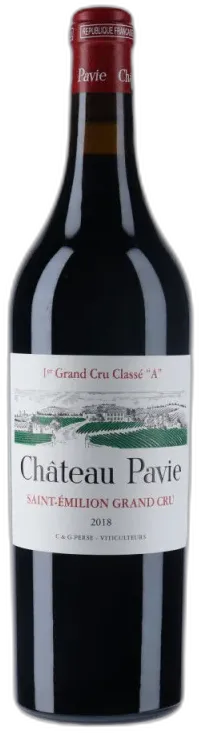 vue du vin Château Pavie