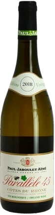 photo Domaine Jaboulet Aine Parallele 45 Vin Blanc Bio Côte du Rhône