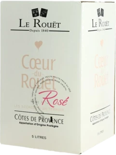 photo Coeur du Rouet Bib de Côtes de Provence Rosé de 5 Litres