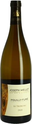 photo Pouilly Fumé le Tronsec Par Joseph Mellot Vin Blanc de la Loire