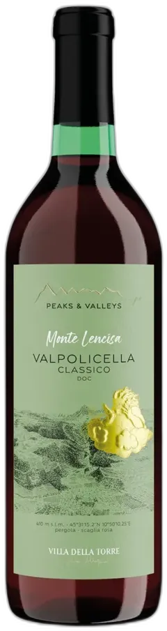 photo du vin Valpolicella Classico Doc Monte Lencisa Peaks & Valley Villa Della Torre