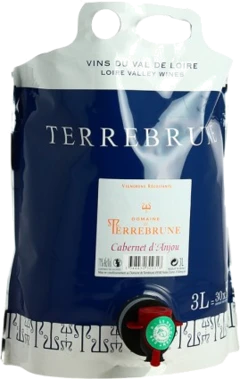 photo Cabernet d’Anjou Domaine de Terrebrune Bib 3 Litres de Vin Rosé