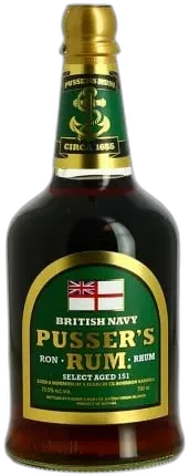photo Rhum Pusser’s Rum Select 151 British Navy
