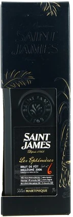 photo Rhum Saint James les Éphémères N°6 Brut de Fût 2007 Rhum Hors d'Age