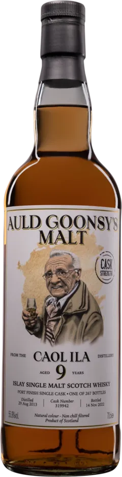 photo Auld Goonsy'S Malt Single Malt Scotch Whisky “Caol Ila 9 Ans“ 2013 55 9° Giftbox